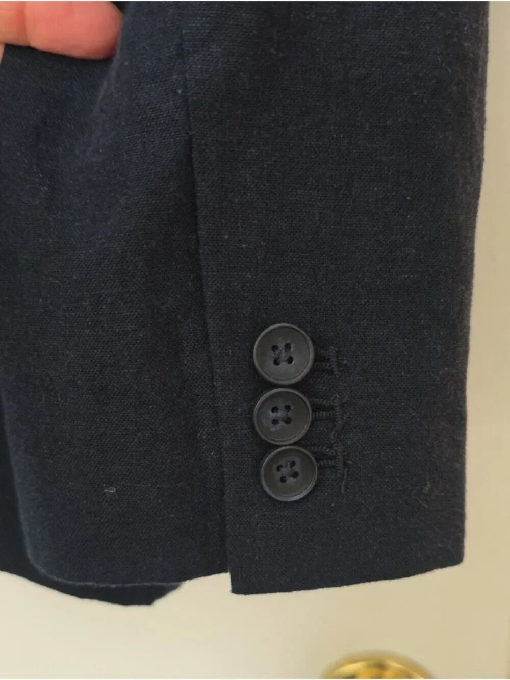 Old Navy Linen Blazer Navy